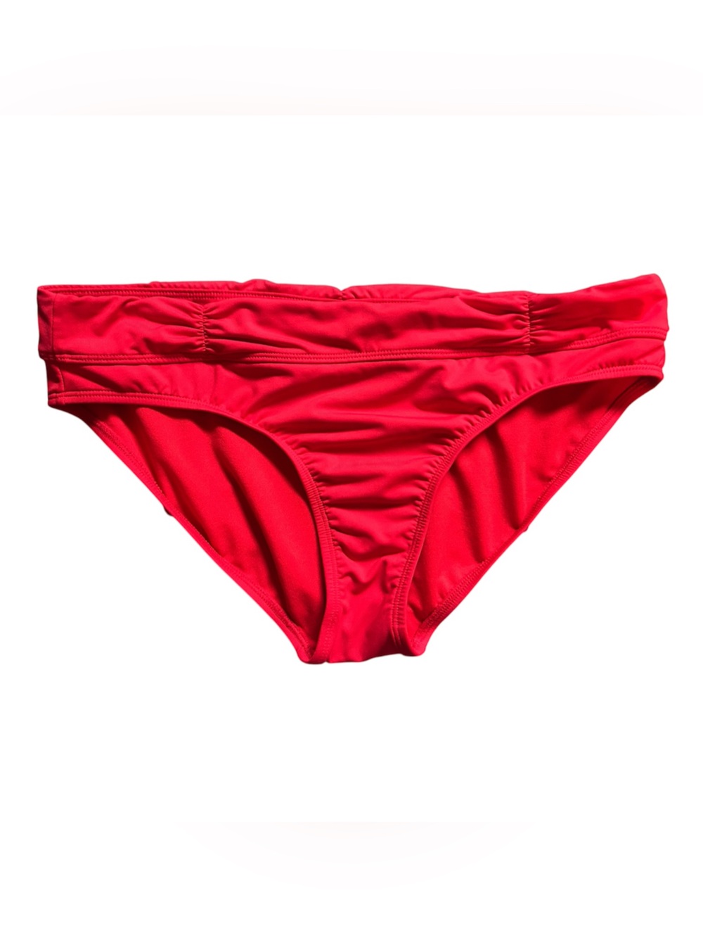 Athleta shirred band bikini bottom